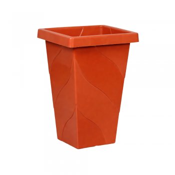 Vaso Coluna Quadrado Pequeno 13 Litros Cerâmica