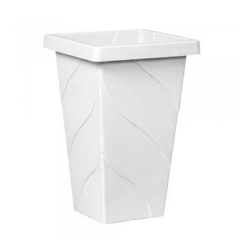 Vaso Coluna Quadrado Grande 28,8 Litros Marmorizado