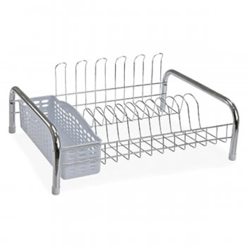 Secador Estilo c/ Porta Talheres  e Porta Copos - Branco