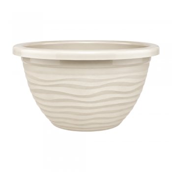 Vaso Redondo Ondulado 4,2 Litros Areia