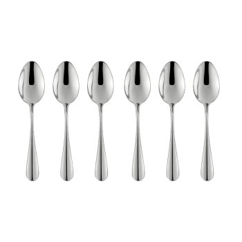 6 Colheres de Café Inox Linha Monet