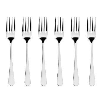 6 Garfos de Sobremesa Inox Linha Monet