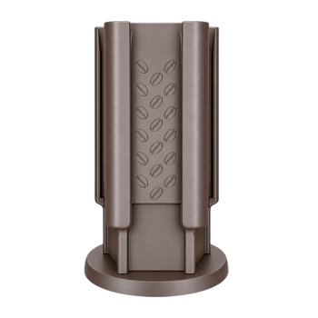 Porta Cápsulas Nespresso 20 Cápsulas Giratório - Marrom