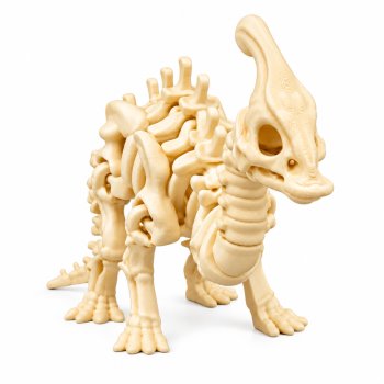 Miniatura Dinossauro Esqueleto Skeleton Parasaurolophus