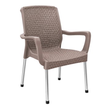 Poltrona Rattan Camurça