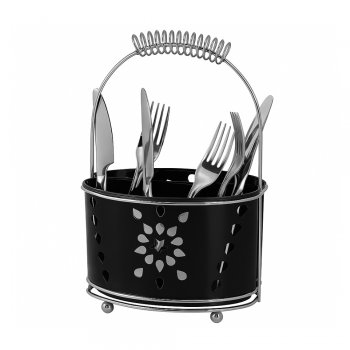 Porta Talher Mimo Duplo com Alça - Preto