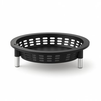 Fruteira / Organizador Redondo de Mesa - Preto