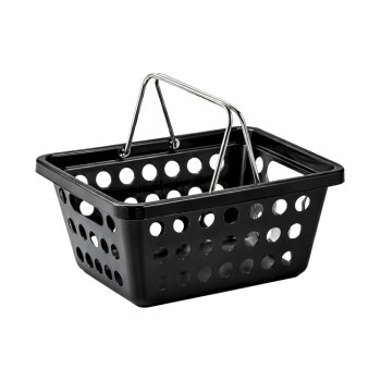 Cesta Organizadora N°01 Superútil com Alça Cromada Preto