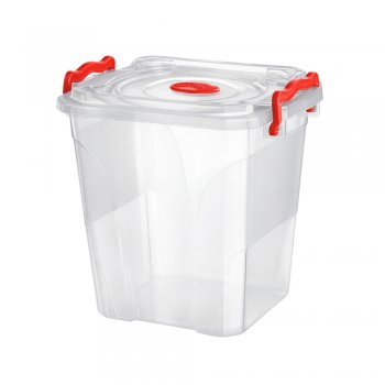 Pote Box Mantimento Quadrado 5 Litros com Trava