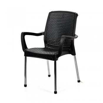 Poltrona Rattan Preto
