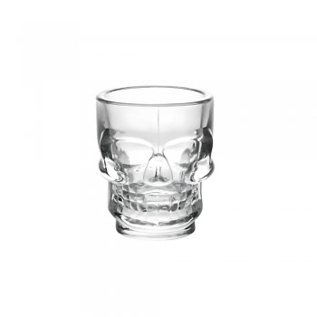 Copo Shot Caveira 45ml em Vidro