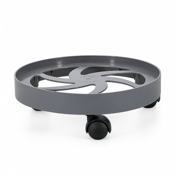 Suporte para Botijão de Gás com Rodizio Reforçado - Chumbo