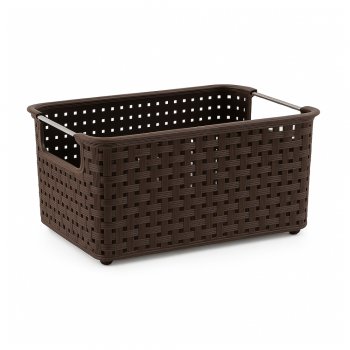 Cesto N°01 Organizador Rattan - Marrom
