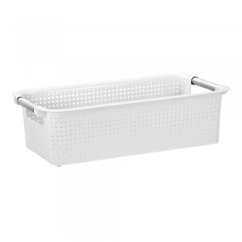 Cesto N°03 Organizador Rattan - Branco