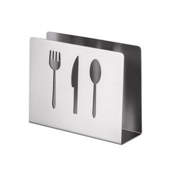 Porta Guardanapo de Mesa em Aço Inox Uny Home