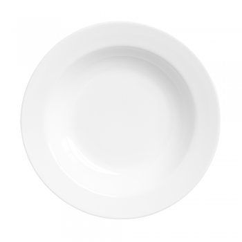 Prato para Massas Porcelana Branca 28,5 cm com Aba