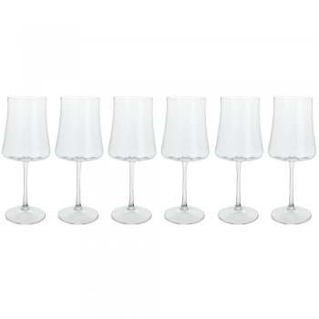 Jogo 6 Taças para Vinho Tinto 460ml Xtra Cristal Ecológico Bohemia