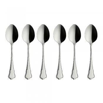 6 Colheres de Chá 14 cm Ouro Preto