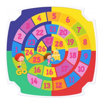 Mesa Infantil de Personagens Label - Jogos Branca