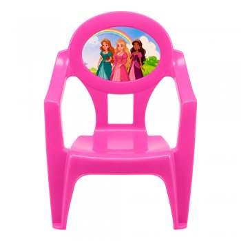 Poltrona Infantil de Personagens Label - Princesa Rosa