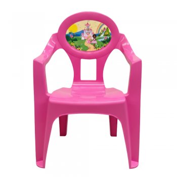 Poltrona Infantil Label Plasnew - Princesa Rosa