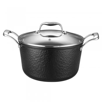 Caçarola Antiaderente para indução 28 Cm Gourmet Preta