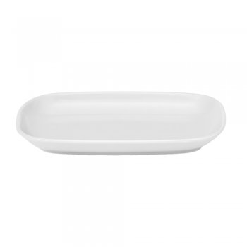 Travessa Média Retangular Rasa em Melamina